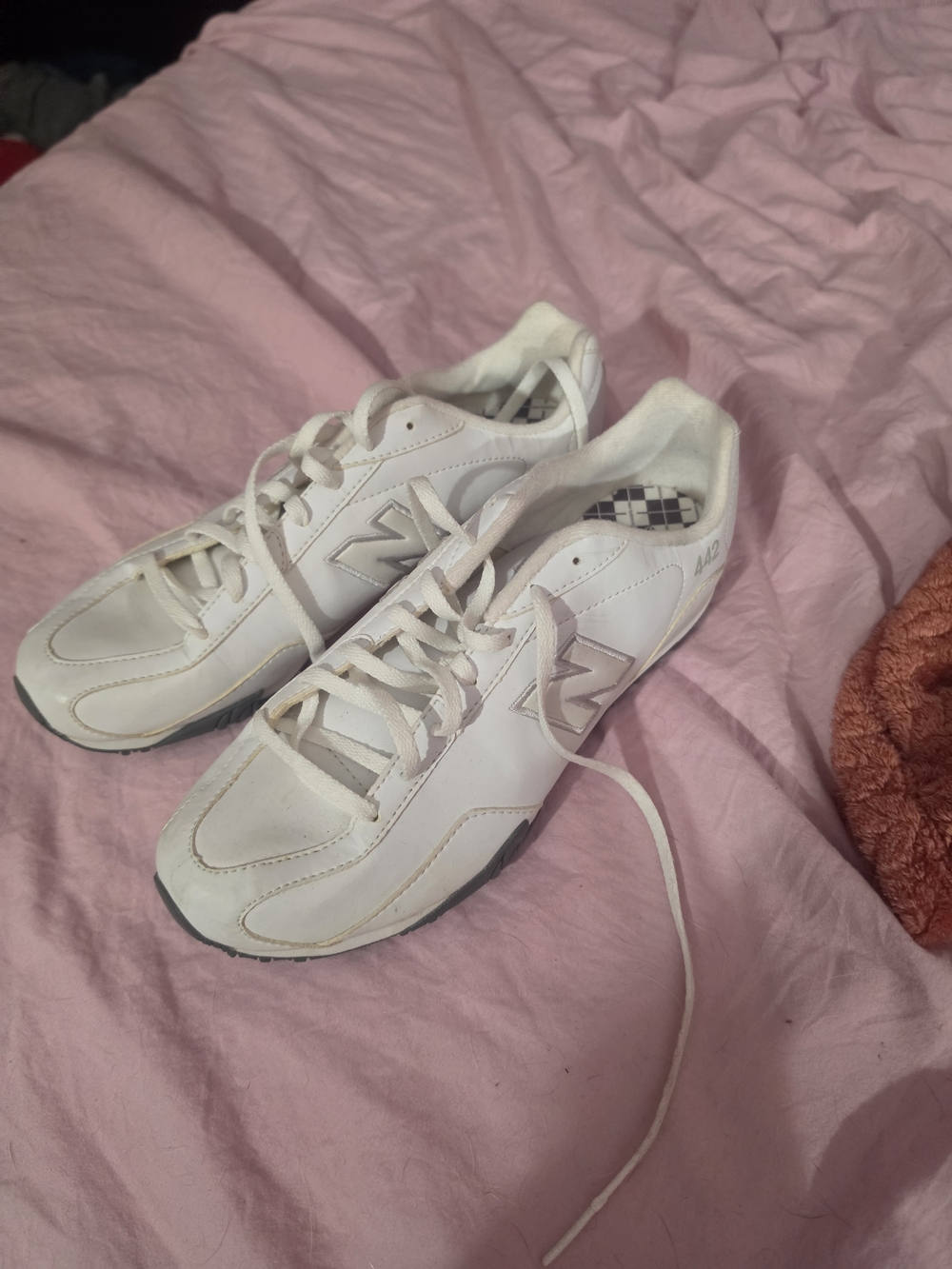 New Balance Women's White Low-Profile Lace-Up Sneakers